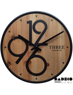 Reloj Madera Metal 30 cm cod 215380