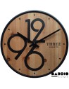 Reloj Madera Metal 30 cm cod 215380