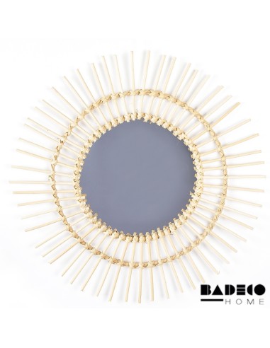 Espejo de Madera Rattan 52cm cod 180203