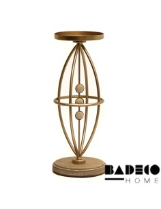 Porta Vela Metalico Base y Centro en Madera cod 721222