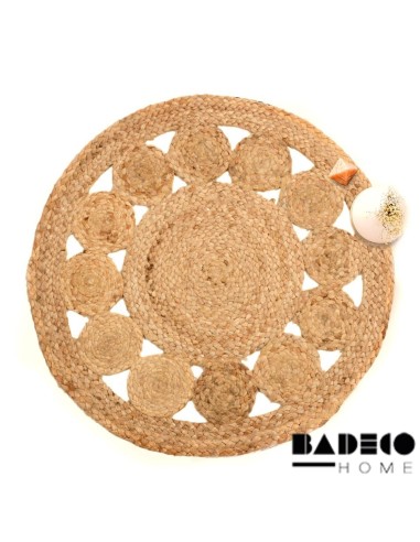 Alfombra de Yute Natural Calada 90 cm cod 81090