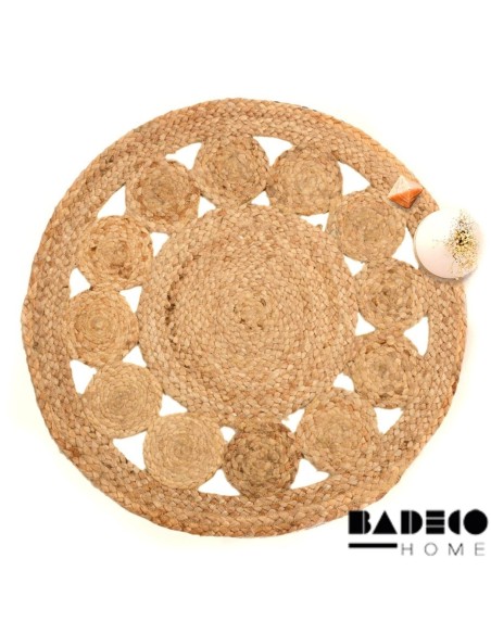 Alfombra de Yute Natural Calada 120 cm cod 81120