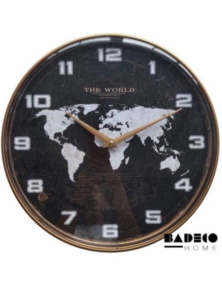 Reloj Metal Dorado 30,5 cm cod 131370