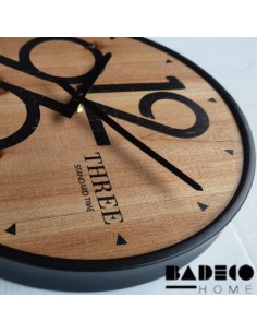 Reloj Madera Metal 30 cm cod 215380 2
