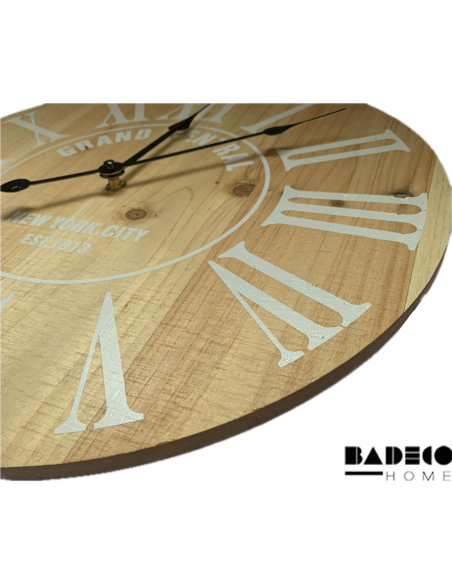Reloj Madera Numeros romanos 40 cm cod 151126