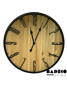 Reloj Madera-Metal 45 cm cod 151150
