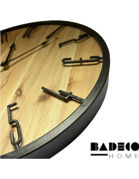 Reloj Madera-Metal 45 cm cod 151150