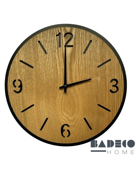 Reloj Metal-Madera 30 cm cod 151323