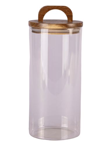 Frasco de Vidrio con Mango de Madera - 1370cc cod B033648