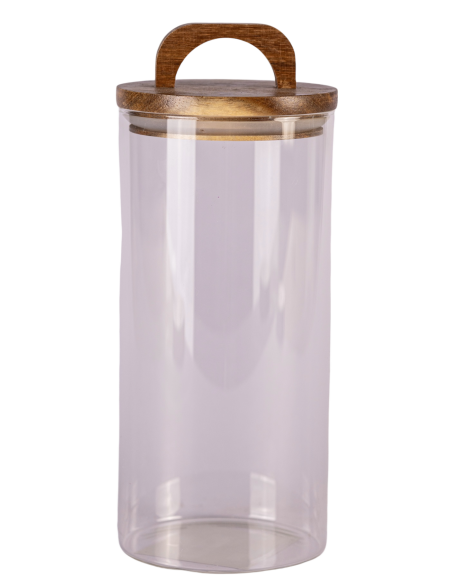 Frasco de Vidrio con Mango de Madera - 1370cc cod B033648