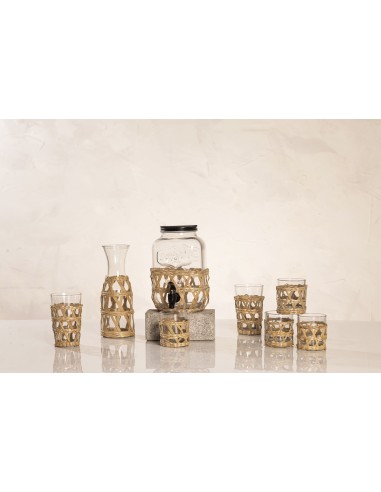 Dispenser de Vidrio con Tapa - Canilla Negra 4000cc cod B010295