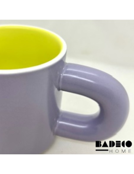 Taza Ceramica Bicolor cod 265127