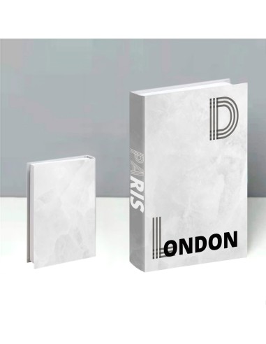 Libro Decorativo x3 con Hojas Blancas cod. 54002