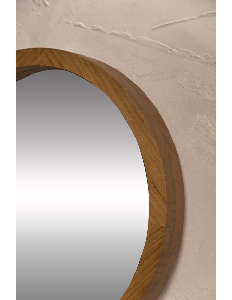Espejo Madera Lustrada 60 cm cod 224176
