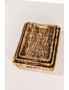 Bandeja Rectangular de Jacinto Set x3 cod. 723159 2