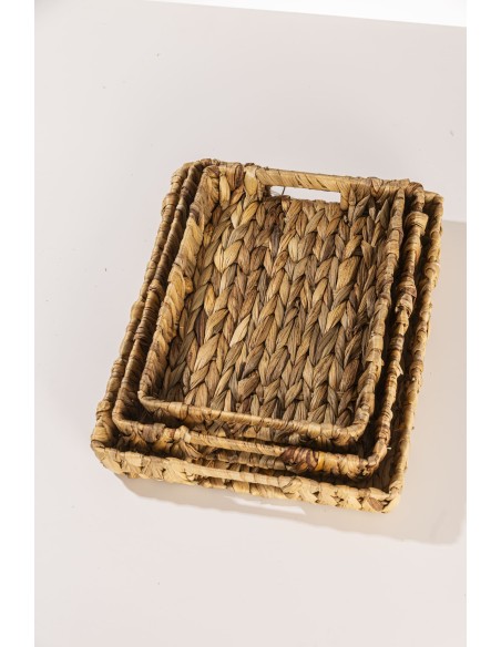 Bandeja Rectangular de Jacinto Set x3 cod. 723159