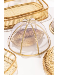 Covertor de Bamboo y Tul  cod 130845 2