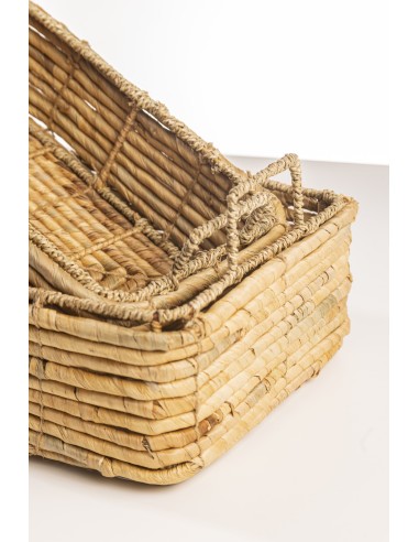 Bandeja  Rectangular de Jacinto Trenzado set x 2 cod 130918