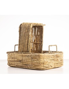 Bandeja  Rectangular de Jacinto Trenzado set x 2 cod 130918 2