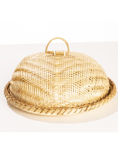 Bandeja con Tapa de Bamboo cod 130904