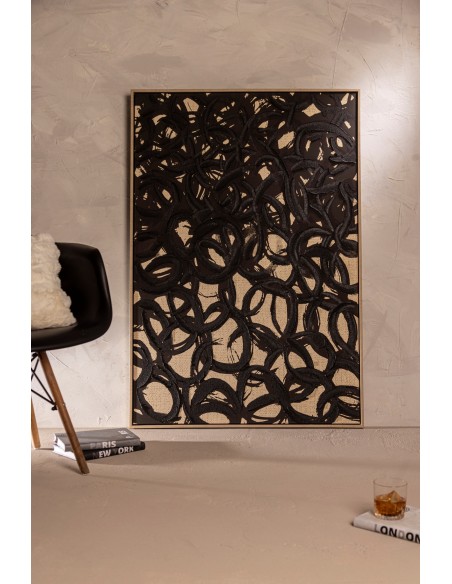 Cuadro Texturado Intervenido Oleo 123 x 83 cod. 540791