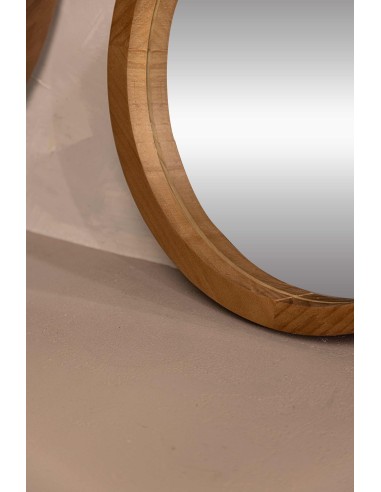 Espejo Madera Lustrada 40 cm cod 224175