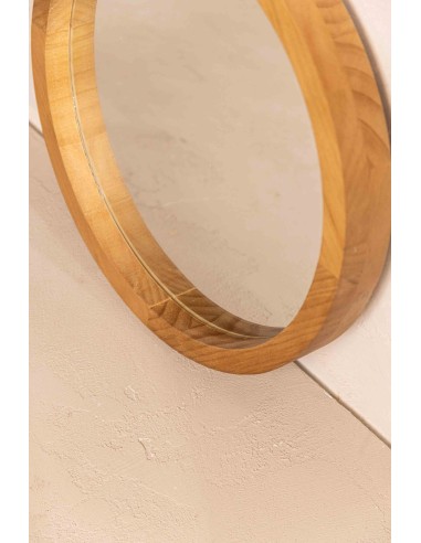 Espejo Madera Lustrada 60 cm cod 224176