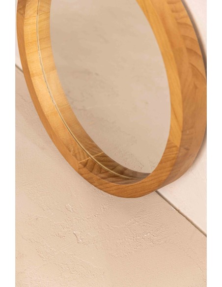 Espejo Madera Lustrada 60 cm cod 224176