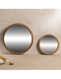Espejo Madera Lustrada 60 cm cod 224176 2