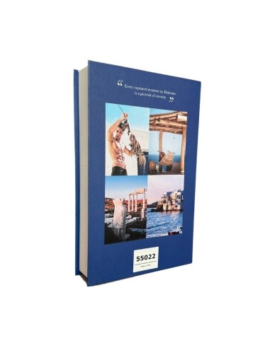 Libro Decorativo Sellado Mykonos cod. 55022