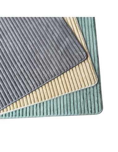 Alfombra Diseño Acanalado color Gris Claro 40x60 cod.94060