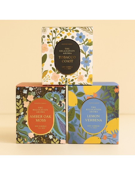 Vela Linea The Relaxion Aroma - Tabaco y Madera cod.350274