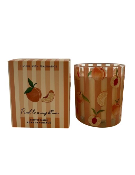 Vela Linea Frutas Frescas - Durazno y Flor de Peonia cod.351236