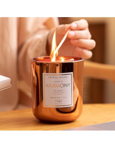 Vela Linea Doble Pabilo - Rosa Ebano cod.351217