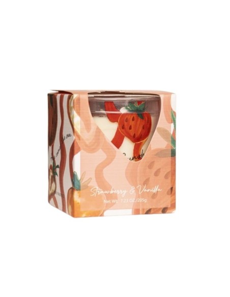 Vela Linea Esencias Frutales - Frutilla y Vainilla cod.350269