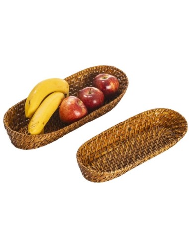 Bandeja de Rattan set x 2 cod 130911