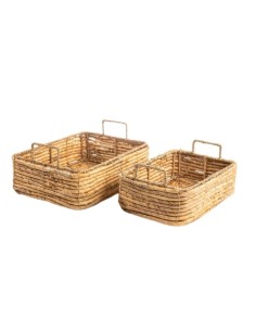 Bandeja  Rectangular de Jacinto Trenzado set x 2 cod 130918