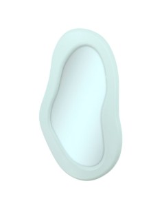 Espejo Forma Organica Madera Laqueada 60 x 40 cm cod 224190