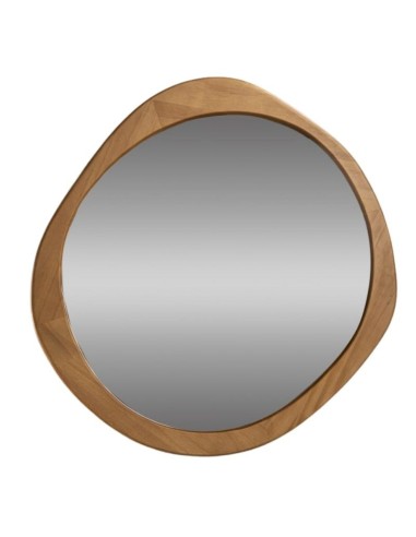 Espejo Forma Organica Madera Lustrada 61cm X 60cmcod 224162