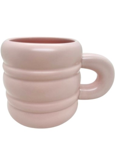 Taza Ceramica - Color Rosa Pastel cod 265131