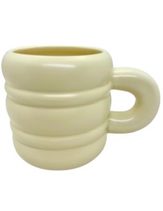 Taza Ceramica - Color Amarillo Pastel cod 265130