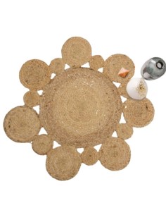 Alfombra de Yute Circulos 100 cm cod 82100