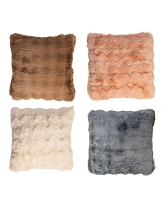 Almohadon Simil Piel con Relleno - 4 Colores