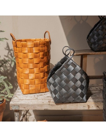 Canastos Madera Laminados Set x3 –Natural– cod. 181063