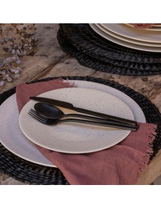 Individual Centro Calado Negro cod.182258 2