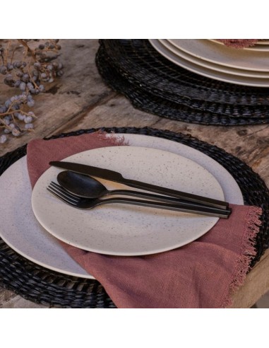 Individual Centro Calado Negro cod.182258