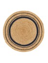 Alfombra de Yute con Franja Negra 100 cm cod 86100