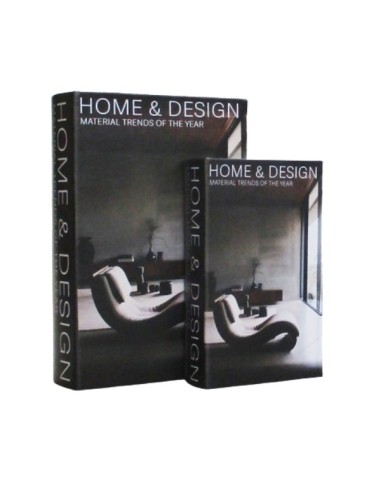 Libro Caja Home & Design Set x 2 cod. 623117