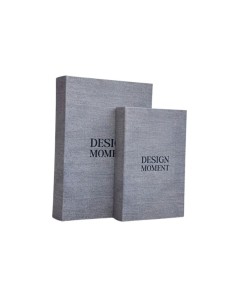 Libro Caja Design Moment Set x 2 cod. 623121