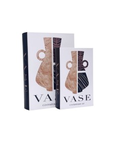 Libro Caja VASE Set x 2 cod. 623124